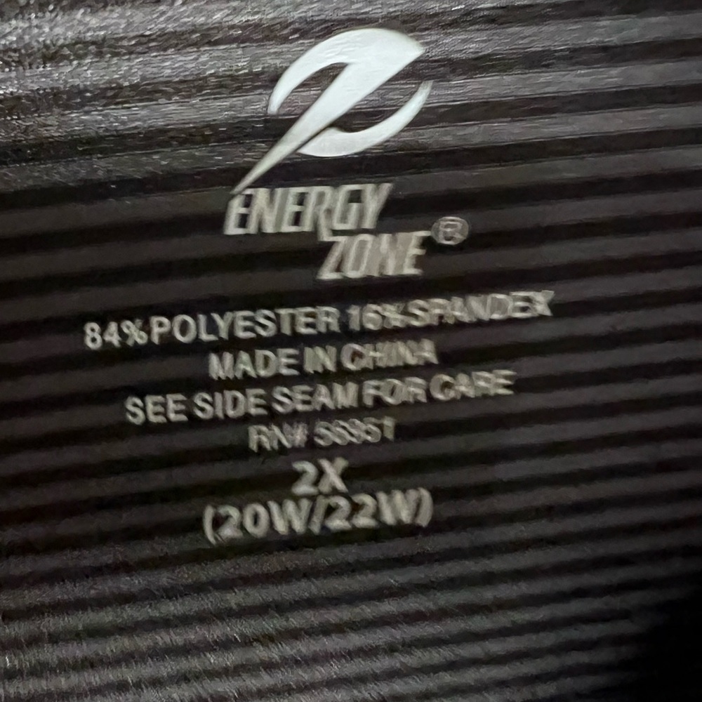 Energy Zone Hooded Thumb Hole Sweatshirt 2X - Picture 6 of 7